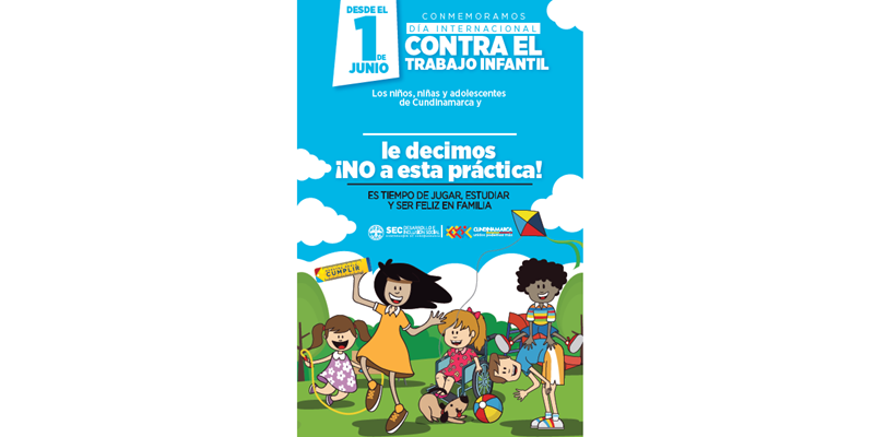 Con festival de juego,  Cundinamarca  le dice NO al trabajo infantil


























