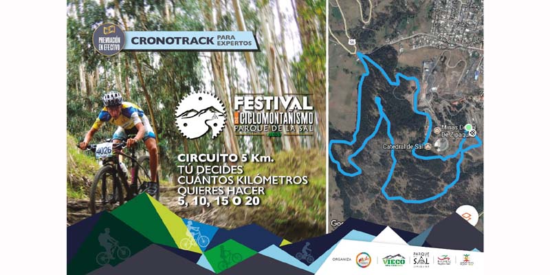 Parque de la Sal de Zipaquirá, la nueva pista para los amantes del ciclomontañismo























