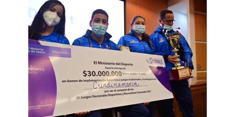 Campeones de los Juegos Comunales Nacionales son de Cundinamarca




