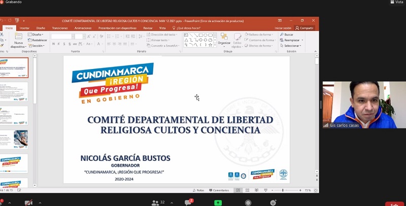 Gobierno Nacional aprueba planes de trabajo de libertad religiosa en Cundinamarca