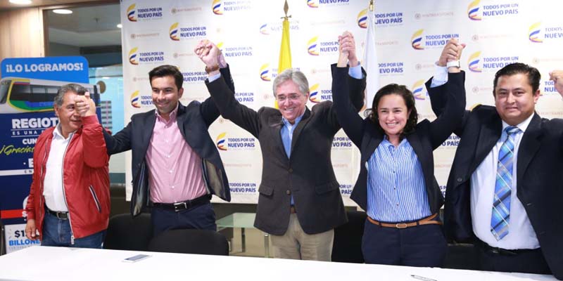 Hoy se firmó el convenio de cofinanciación para TransMilenio a Soacha