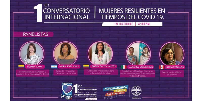 Conversatorio Internacional Mujeres Resilientes en Tiempos del Covid 19