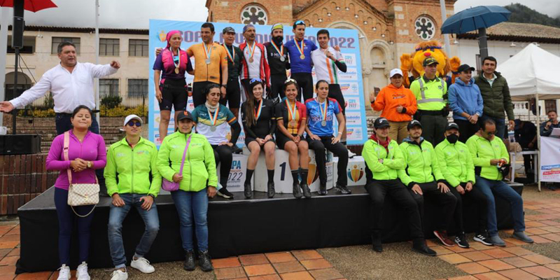 Sesquilé acogió la válida de ciclismo de ruta de la Copa Gobernación 2022

