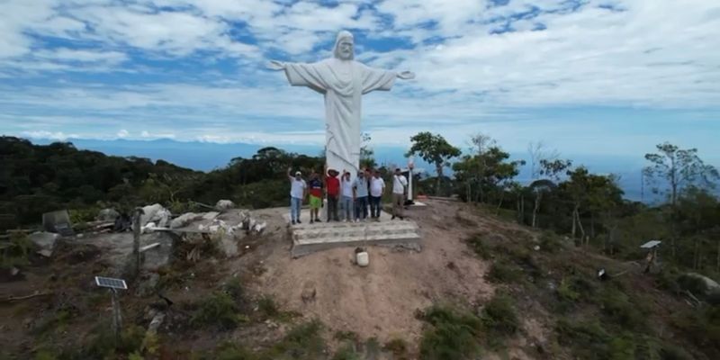 Nuevo Cristo Rey de Tatí, en Caparrapí, Cundinamarca, se suma a la lista de monumentos icónicos en el mundo