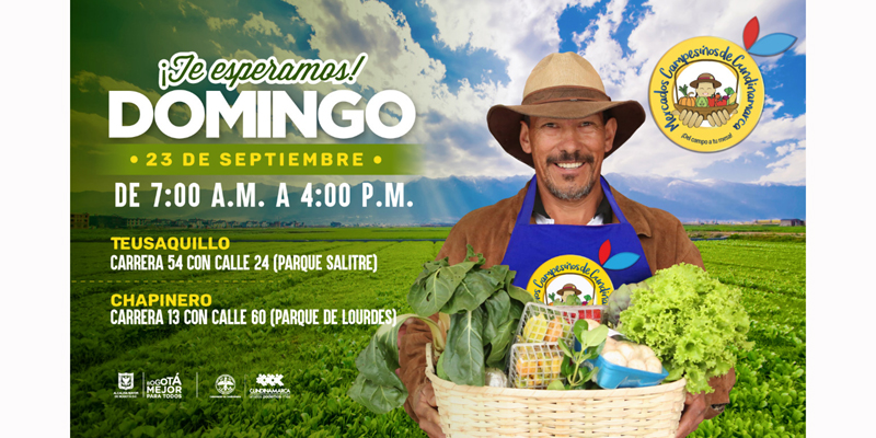 Los mercados campesinos llegan a cuatro localidades de Bogotá









