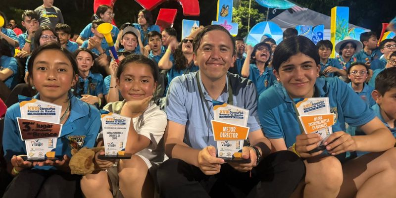 Banda Infantil de Sopó obtuvo tercer lugar y dos premios individuales en concurso nacional de bandas infantiles
