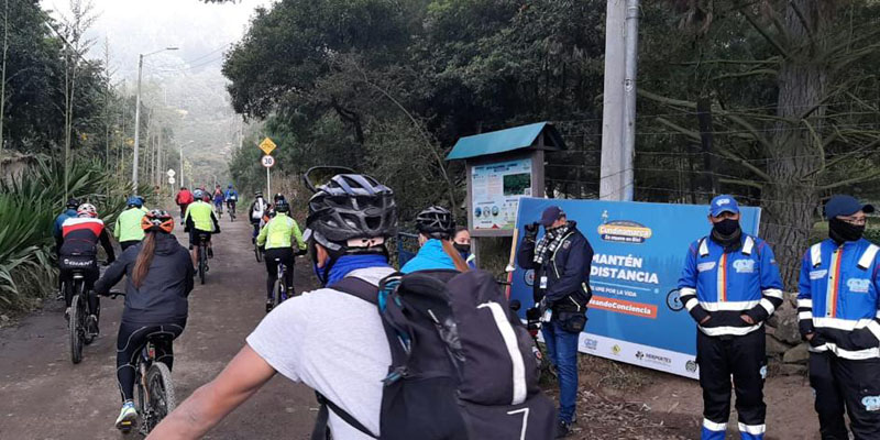 3.147 bici usuarios en novena ciclo vía por la vida en Cundinamarca