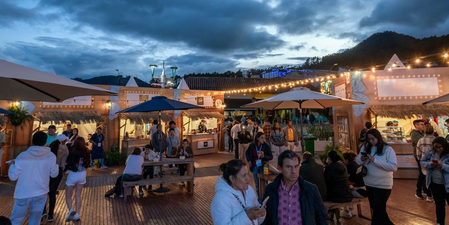 La feria gastronómica fue una parada obligada para los asistentes de la Media Maratón de Cundinamarca

