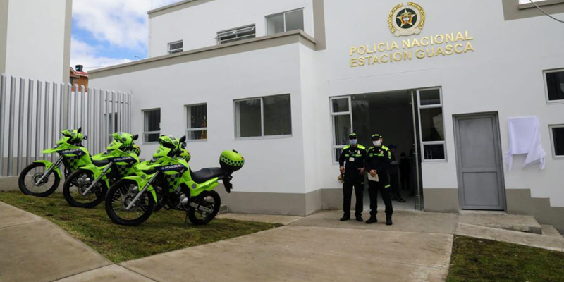 Gobiernos Nacional y Departamental inauguran nueva Estación de Policía en Guasca














