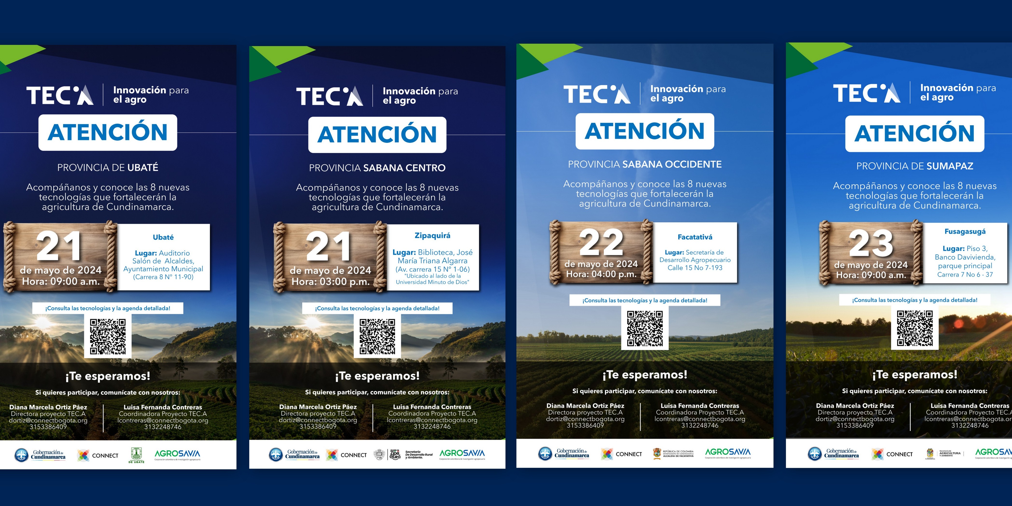 La Ruta TEC.A alcanzará Ubaté, Zipaquirá, Facatativá y Fusagasugá

