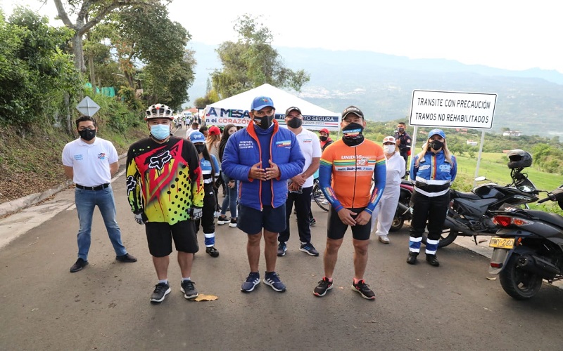 Cundinamarca celebró el Segundo Circuito  de la “Ciclo Vía Por La Vida” en la Provincia del Tequendama