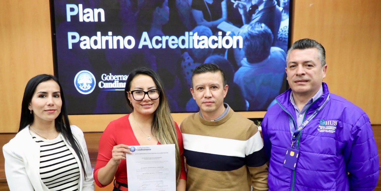 Con la firma del ‘Plan Padrino’, Cundinamarca avanza hacia la acreditación en salud