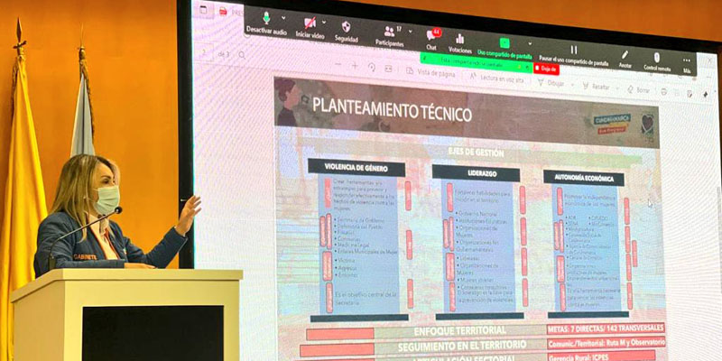 Mesa de trabajo con el Consejo Departamental de Mujer y Género






