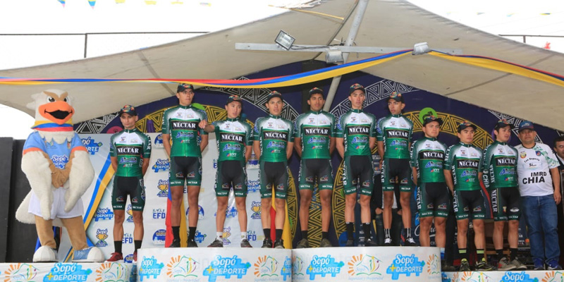 Wildy Enrique Sandoval, primer líder de la Vuelta a Cundinamarca