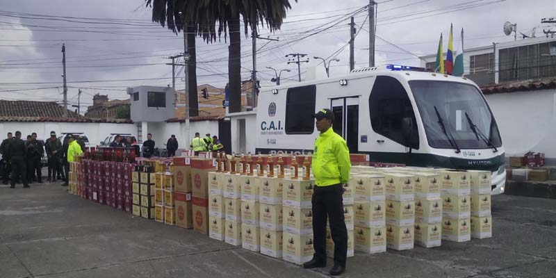DURO GOLPE AL CONTRABANDO EN CUNDINAMARCA