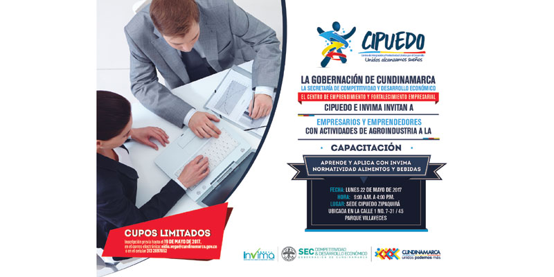 Empresarios de Facatativá y Zipaquirá serán capacitados por el Invima







format=