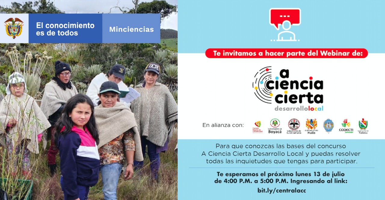 Cundinamarca invita a participar en el concurso “A ciencia cierta”