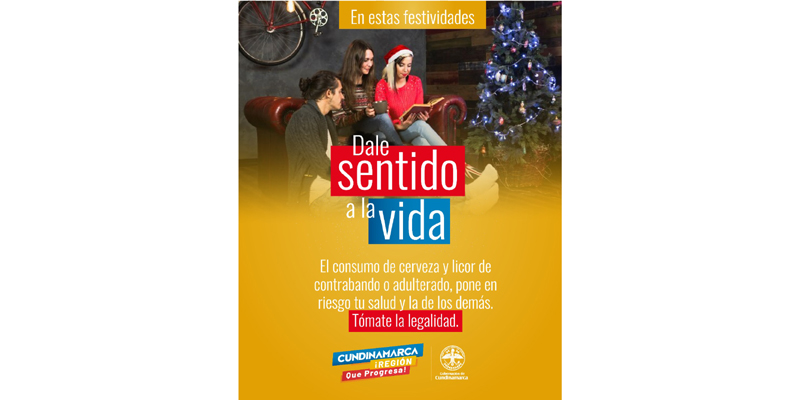 Con ‘Dale Sentido a la Vida’ Cundinamarca le da la bienvenida a la temporada decembrina
