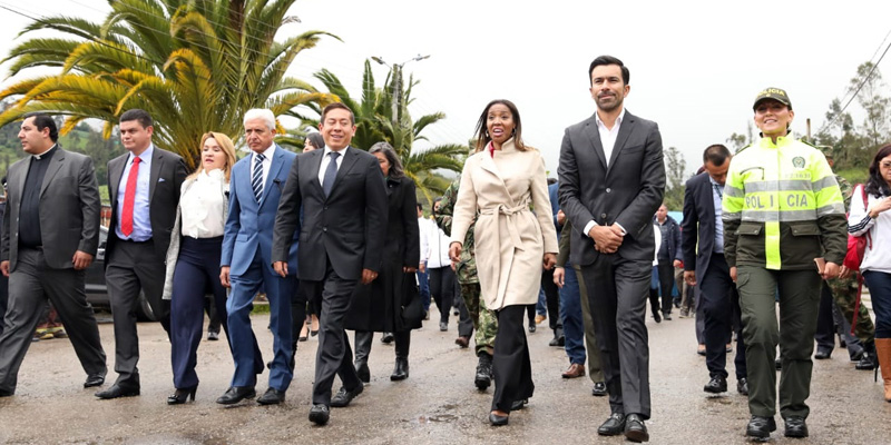Ya están en Cundinamarca la ruta libertadora y sus caminatas