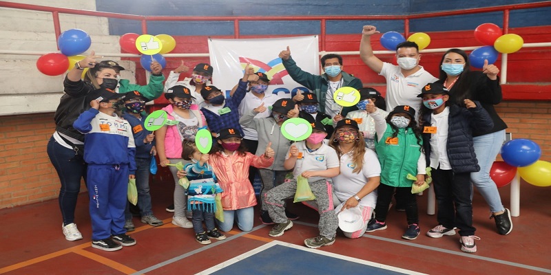 Los niños de Cundinamarca se la juegan por la paz


