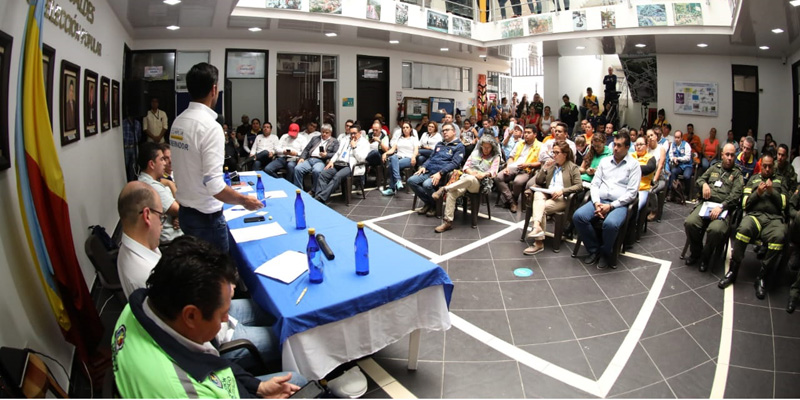 Se concretan acciones entre gobiernos nacional, departamental y municipal para mitigar riesgos en la vía Bogotá - Villavicencio