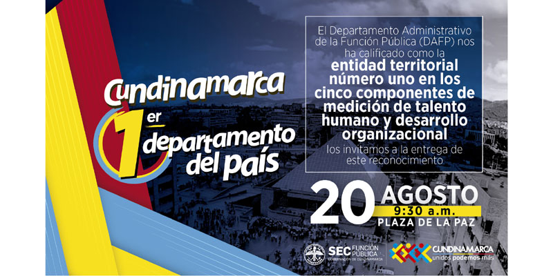 Cundinamarca, primer departamento del país en medición del talento humano

























