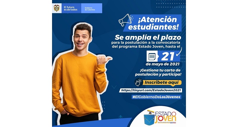 Estado Joven amplía sus plazos de inscripción
