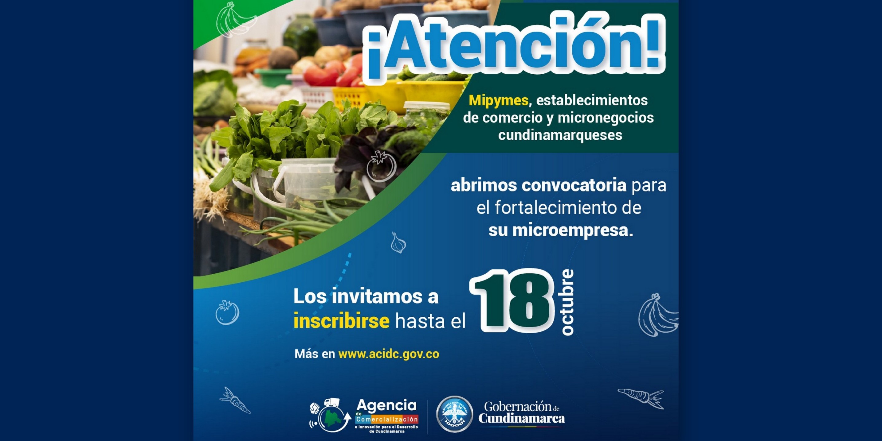 Gobernación de Cundinamarca lanza convocatoria para fortalecer microempresas del departamento

