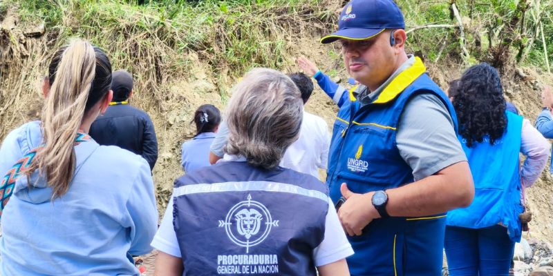 Procuraduría y Gobernación revisan en terreno avances y retos de recuperación en Quetame, Paratebueno y Medina
