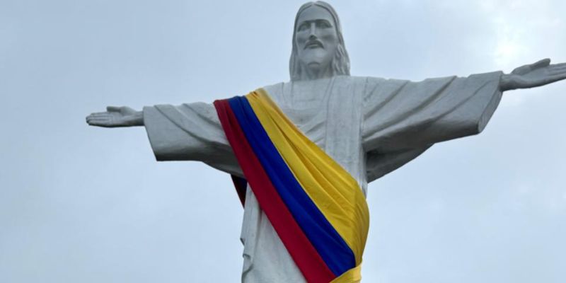 Nuevo Cristo Rey de Tatí, en Caparrapí, Cundinamarca, se suma a la lista de monumentos icónicos en el mundo
