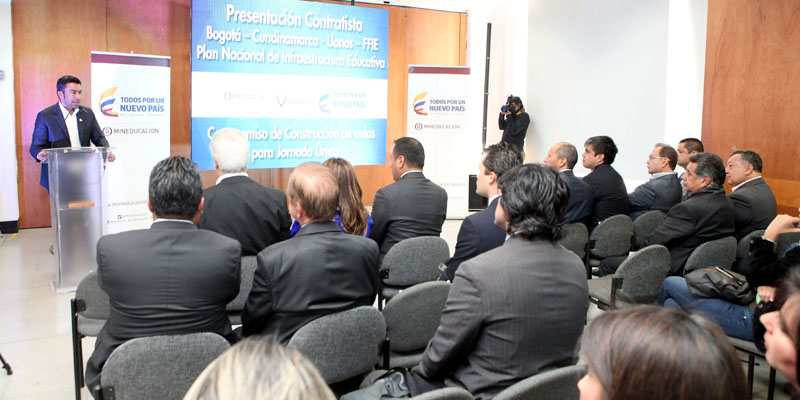 Con el apoyo del MEN, Cundinamarca construirá aulas para implementar jornada única

