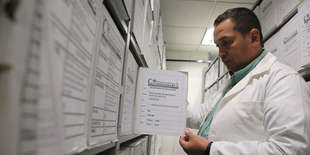 Protocolo para eliminación de archivos en la Gobernación de Cundinamarca




