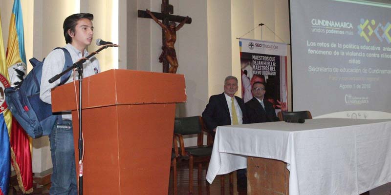 Educación sin violencia: una de las grandes apuestas de Cundinamarca