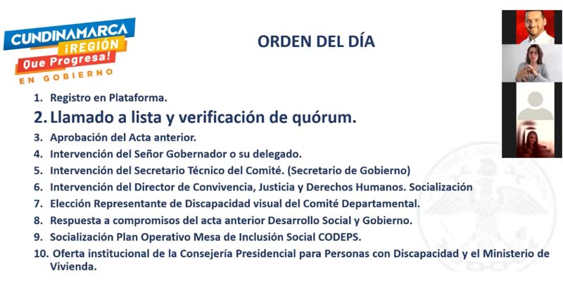 Cundinamarca comprometida con la población con discapacidad


