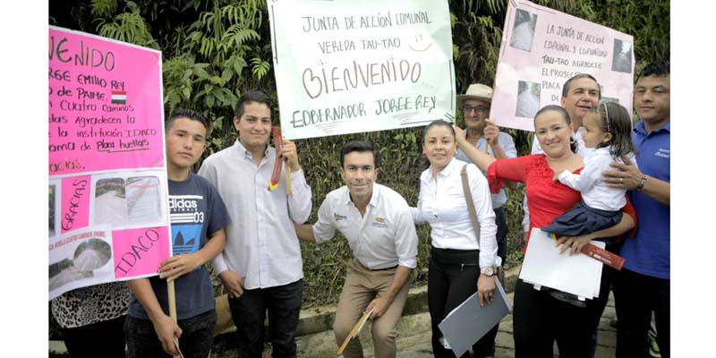Gobernador Jorge Rey inicia su sexta gira por el departamento