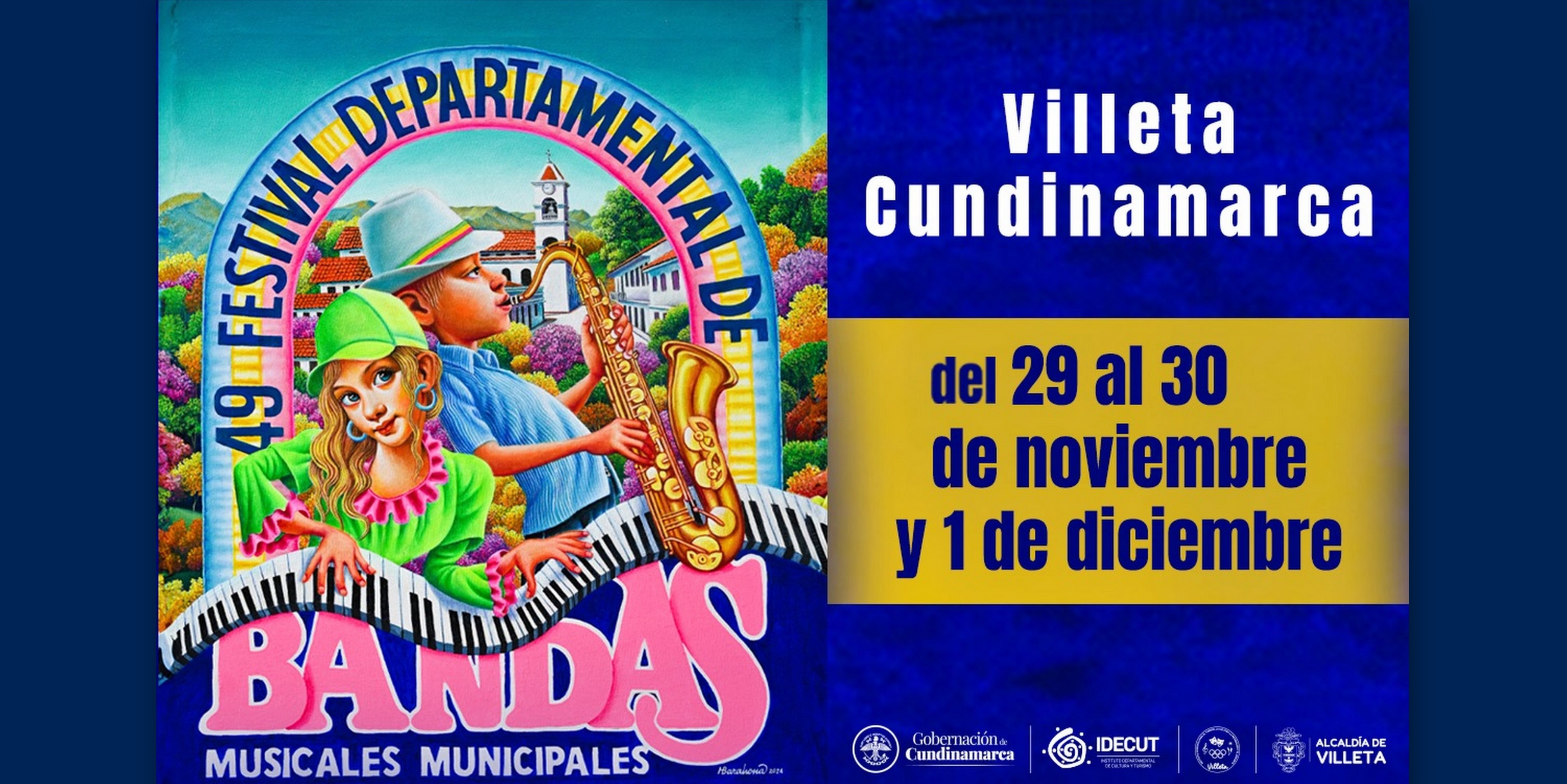 Villeta se prepara para el XLIX Festival de Bandas 