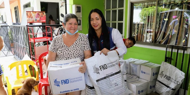 Se entregan ayudas humanitarias a 210 familias de Nocaima, Villeta y San Francisco afectadas por las lluvias