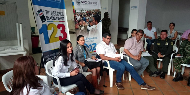 Secretaria de Mujer de Cundinamarca participa en los consejos de seguridad











































