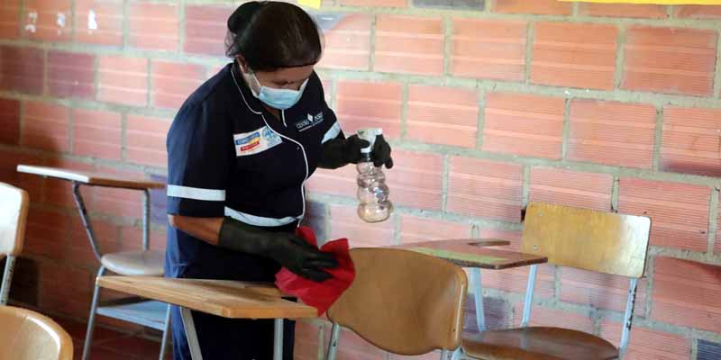 Más de 700 puntos de aseo distribuidos a las instituciones educativas oficiales de Cundinamarca







