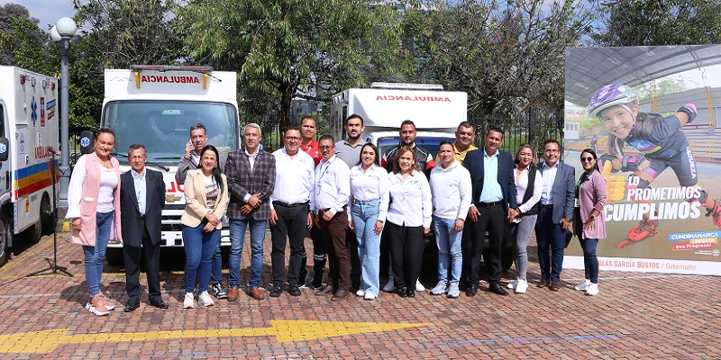 'Lo prometimos, lo cumplimos': Cachipay, Chipaque, Nariño y Vergara tienen ambulancia nueva

