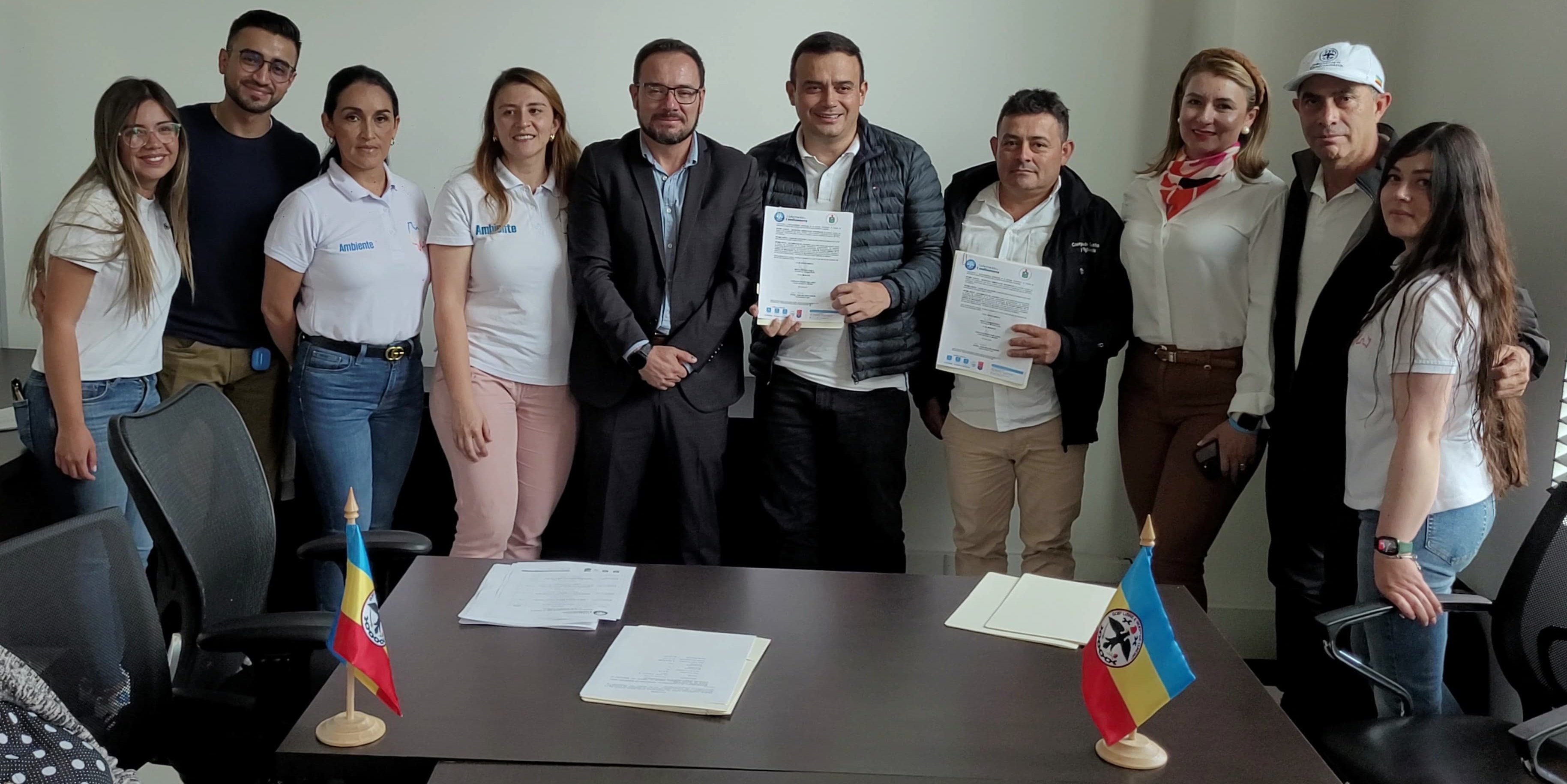 Cundinamarca firma nuevos acuerdos de Pago por Servicios Ambientales (PSA) por más de $450 millones 