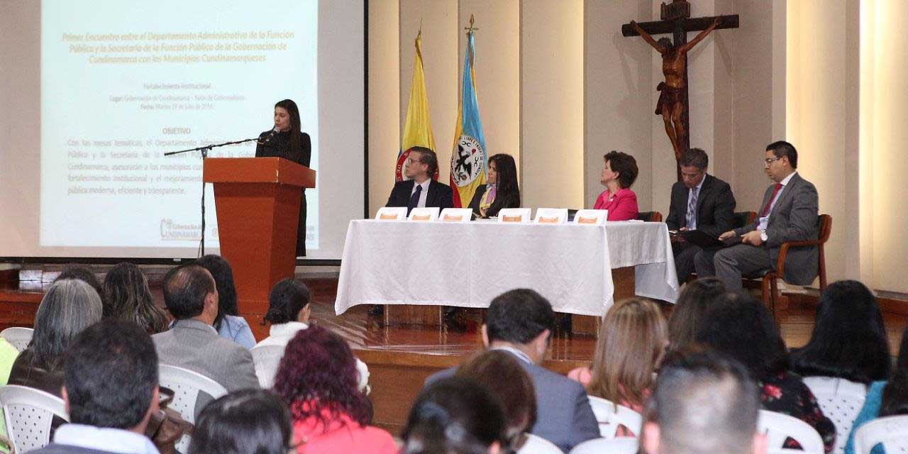 Gobernación de Cundinamarca y DAFP realizaron I Encuentro de Fortalecimiento Institucional

