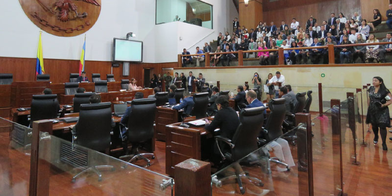 Gobernador de Cundinamarca, Nicolás García, instaló primer periodo de sesiones ordinarias 2020










