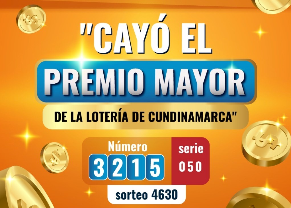 Volvió a caer el premio mayor de la Lotería de Cundinamarca

