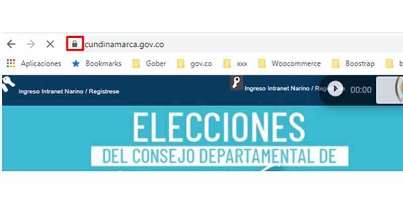 Visitar el portal web de la Gobernación de Cundinamarca es 100% seguro