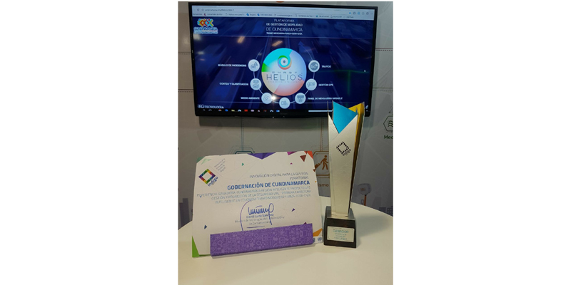 Cundinamarca recibe premio a la Innovación Digital Índigo 2017