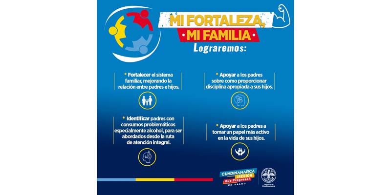 Mi Fortaleza, Mi Familia, estrategia para la prevención del consumo de sustancias psicoactivas