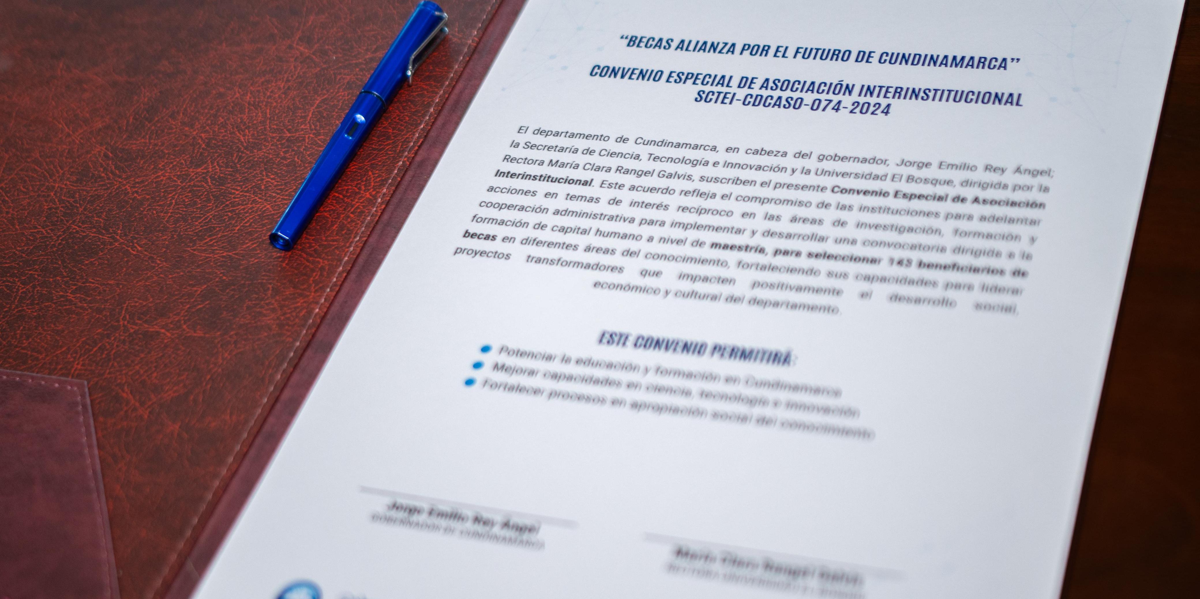La ‘Alianza por el futuro de Cundinamarca’ entregará 143 becas para maestrías

