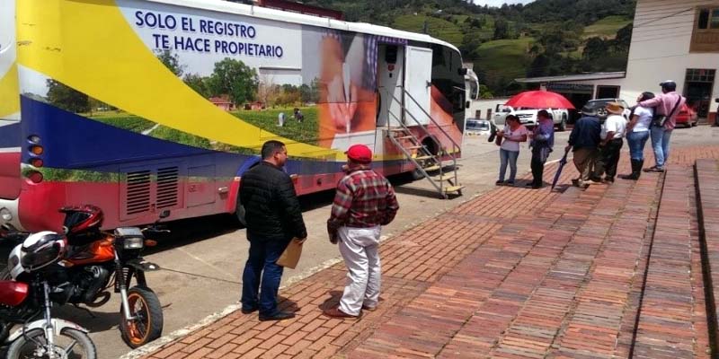 Unidad móvil promoverá la realización de trámites para la legalización de predios
