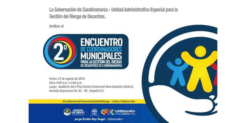 Cundinamarca, pionero en atender y minimizar sus riesgos






























